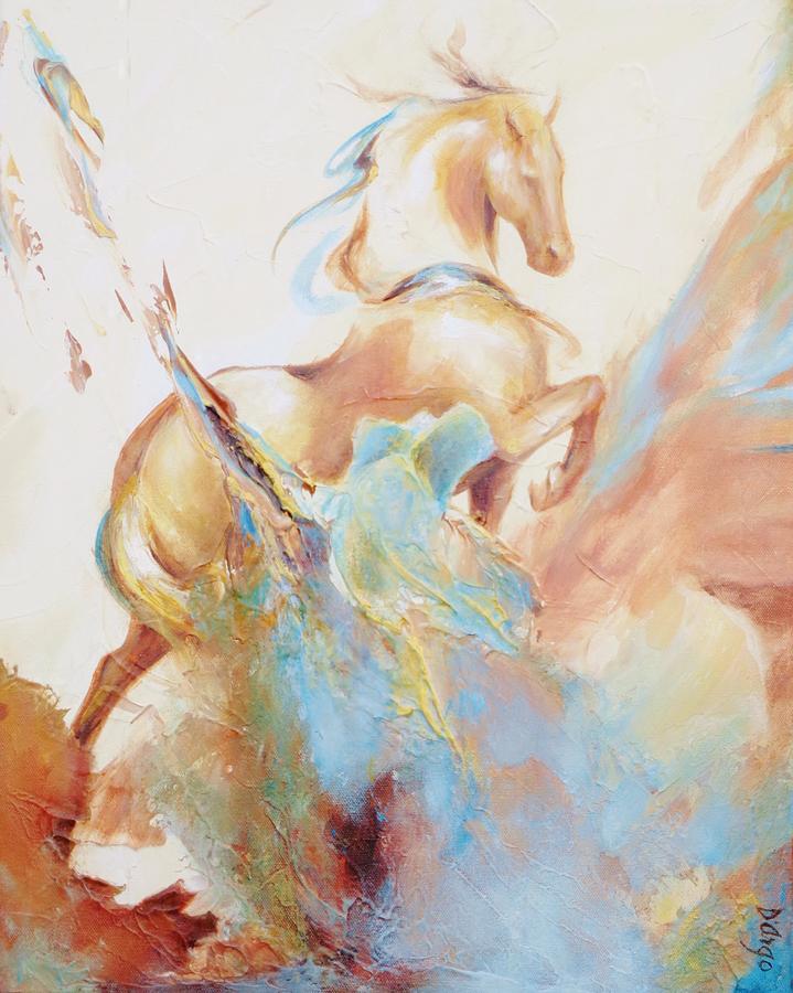 Copper Pony 1 Painting by Dina Dargo