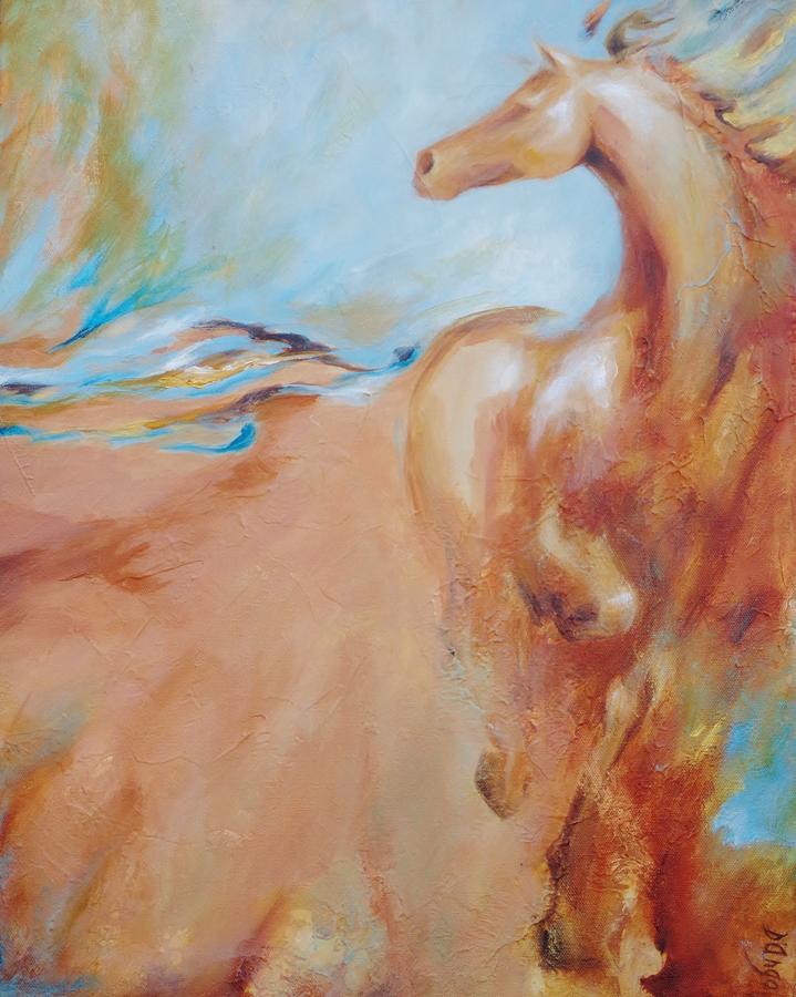 Copper Pony 2 Painting by Dina Dargo