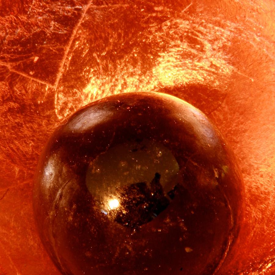 Abstract Photograph - Copper Shine by Marigan OMalley-Posada