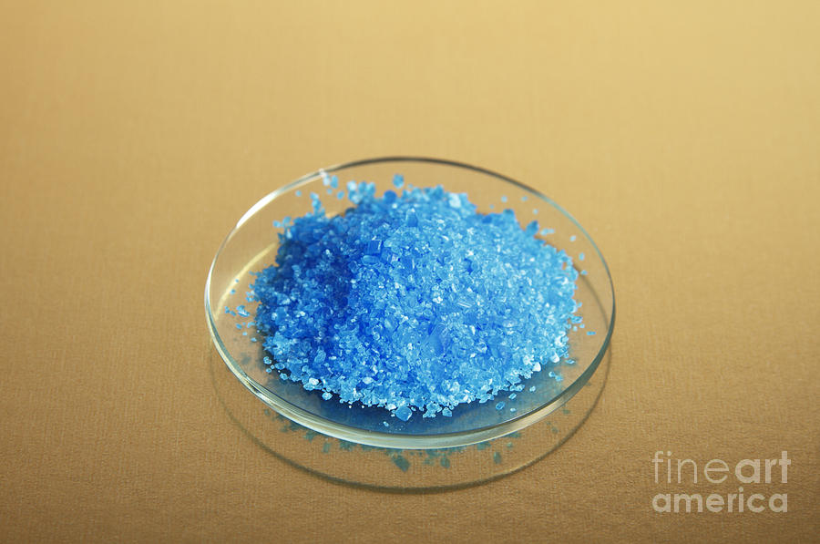 Copperii Sulfate Pentahydrate Photograph by GIPhotoStock