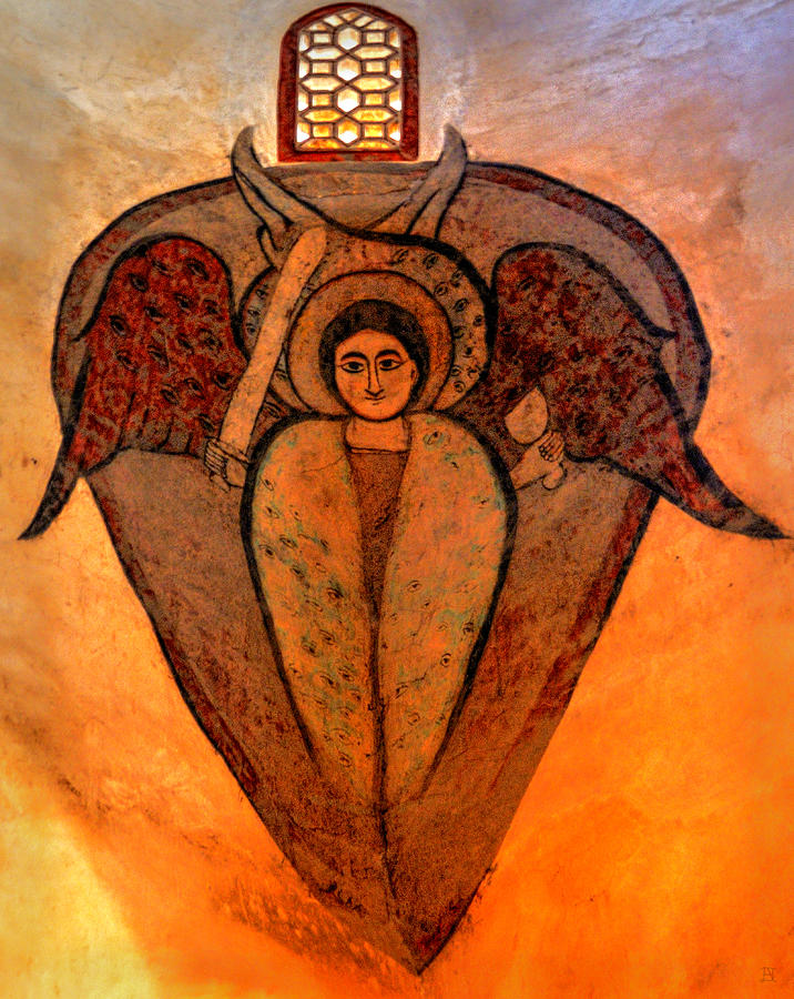 Coptic Archangel Photograph by Nigel Fletcher-Jones