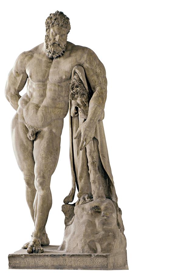 Lion Photograph - Copy From Lisippo, The Farnese Hercules by Everett