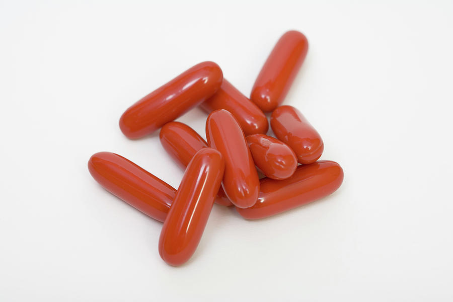 Coq10 - Coenzyme Dietary Supplement Photograph by Science Stock Photography/science Photo Library