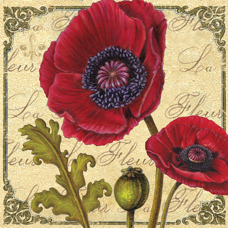 Coquelicot Painting by Marie-Elaine Cusson - Fine Art America