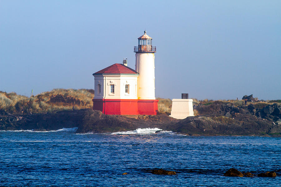 Coquille Lighthouse Photograph by Dennis Bucklin
