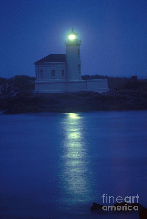 Coquille River Lighthouse Photograph by Bruce Roberts