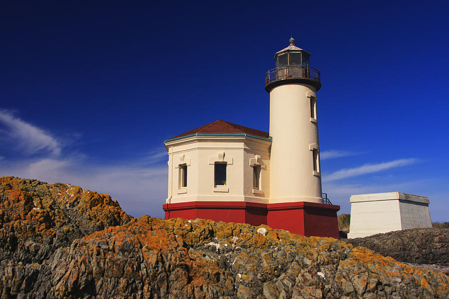 Coquille River Lighthouse Photograph by Mark Kiver