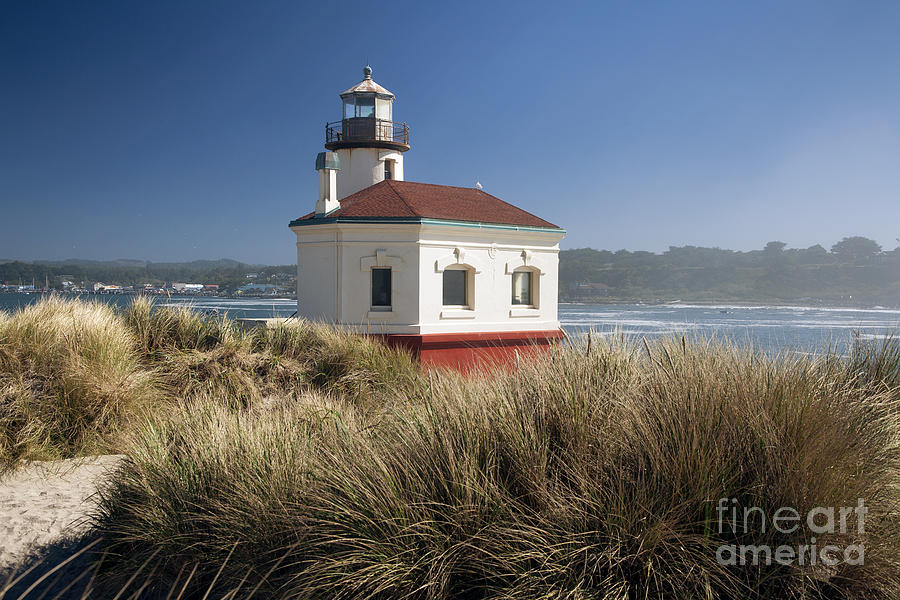 Coquille River Lighthouse Photograph by Peter French