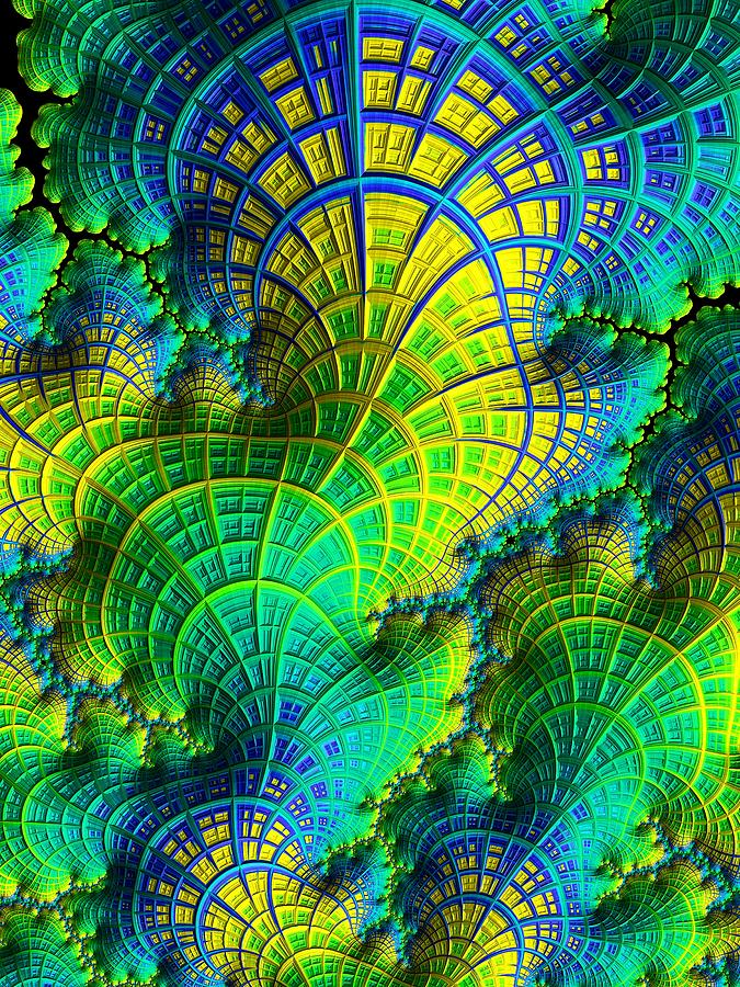 Coral Electric Digital Art by Susan Maxwell Schmidt