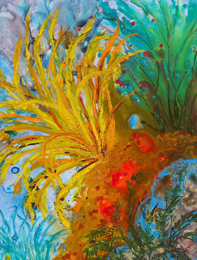 Coral Garden Painting by Patricia Beebe