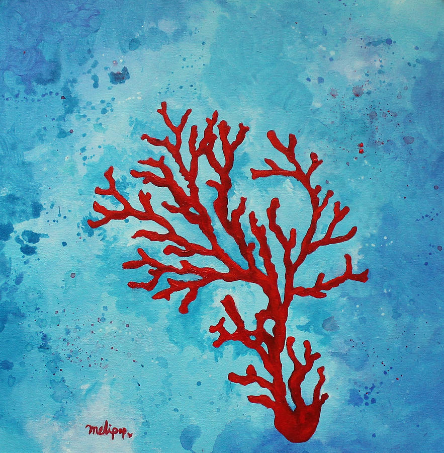 Coral Love Painting by Melissa Pop - Fine Art America