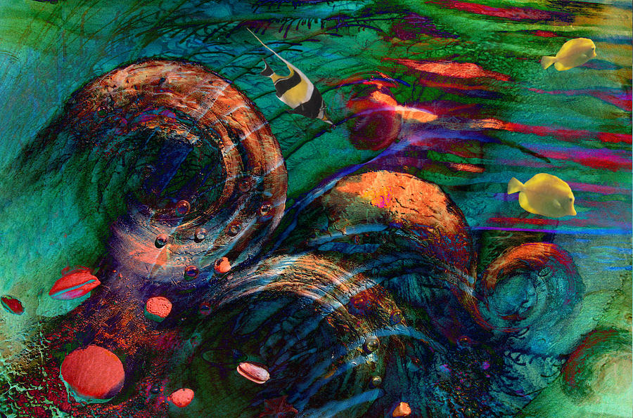 Coral Reef 2 Digital Art by Lisa Yount
