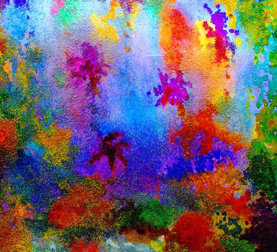 Coral Reef Impression 9 Painting by Hazel Holland