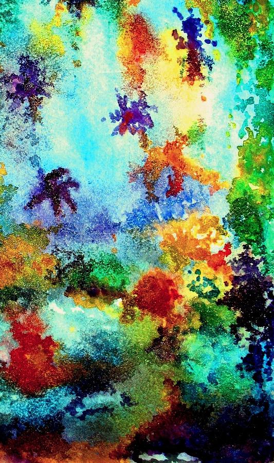 Coral Reef Impression 13 Painting by Hazel Holland