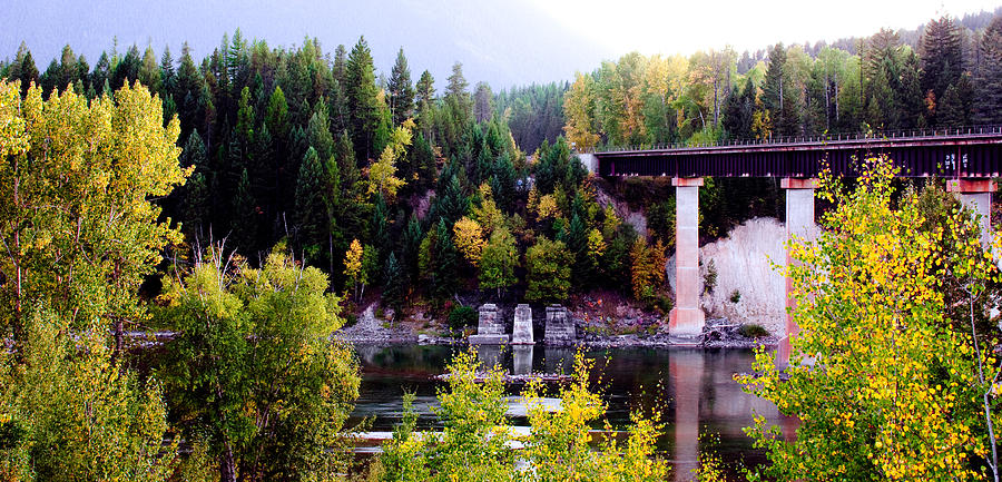 Coram Montana Railroad Bridge by Kevin Bartsch