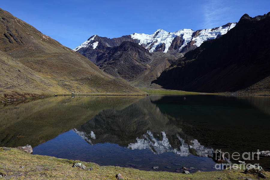 Cordillera Apolobamba Reflections Photograph by James Brunker