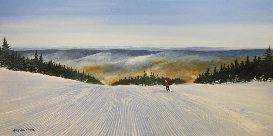 Winter Painting - Cordoroy by Ken Ahlering