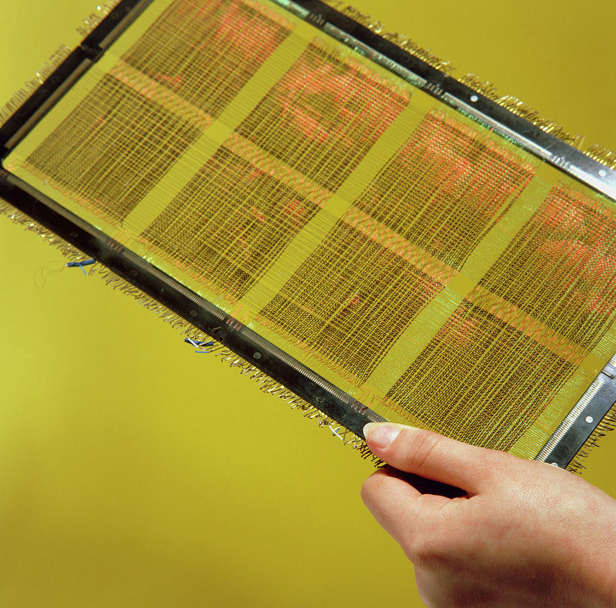 Core Plane Memory Store Of Ibm Computer Photograph by Sheila Terry/rutherford Appleton Laboratory/science Photo Library.