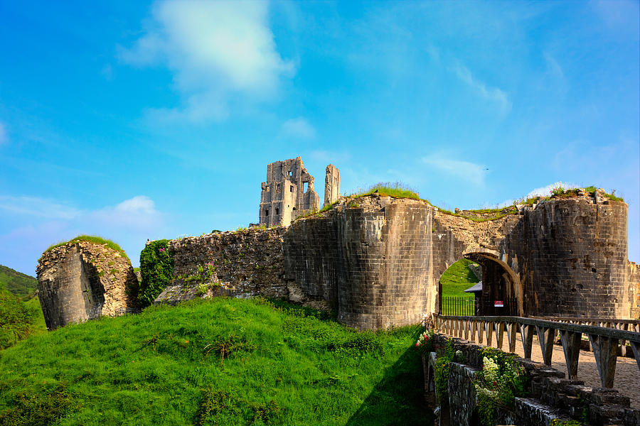 Corfe Castle Isle Of Purbeck Dorset England Built By William The ...