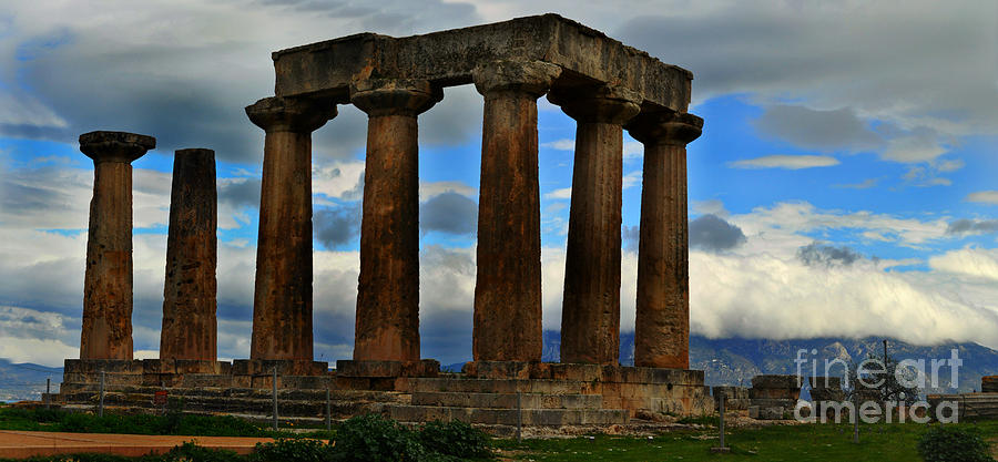 Corinth Pillars Photograph by Eric Liller