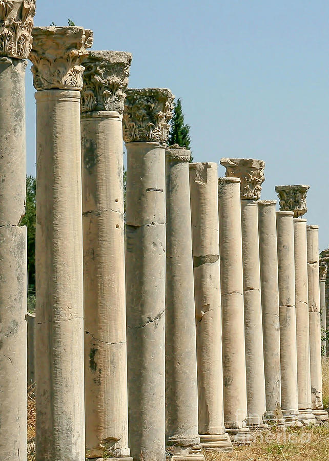 Corinthian Columns In Turkey Photograph by Sabrina L Ryan