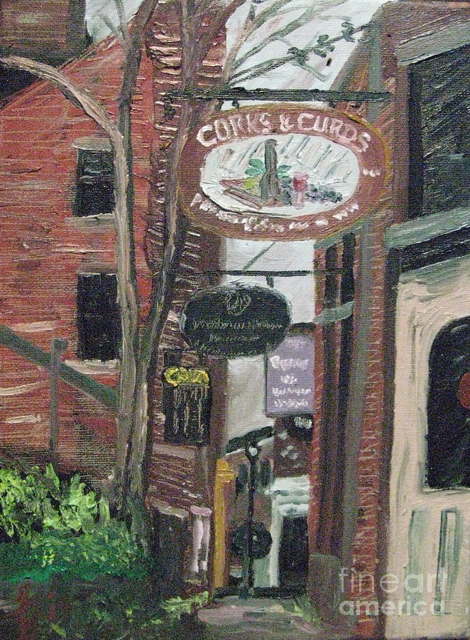 Corks n Curds Painting by Francois Lamothe