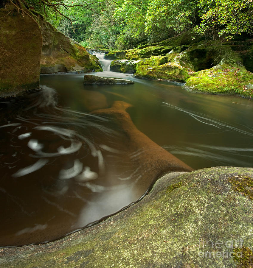 Corkscrew Falls on Chattooga River Photograph by Matt Tilghman