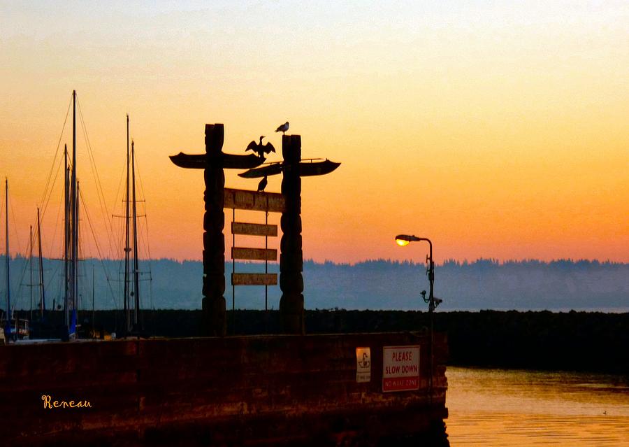 Cormorant Totem Photograph by A L Sadie Reneau