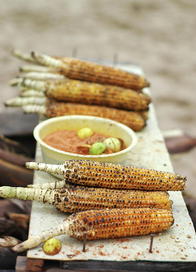 Corn With Chaat Masala Photograph by Ameer Hamza