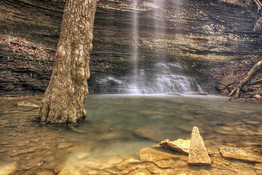 Cornelius Falls Basin - Heber Springs Arkansas Photograph by Jason Politte