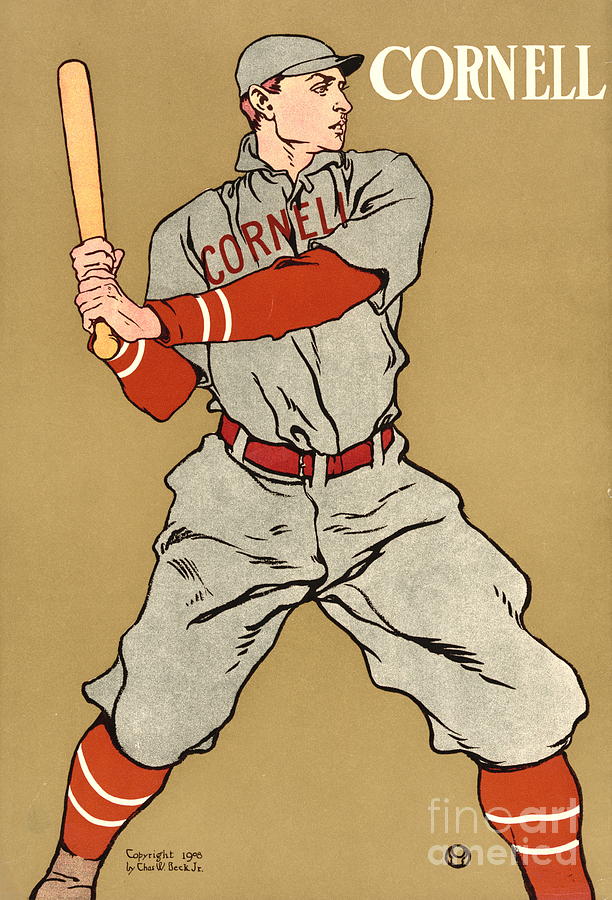 Cornell Baseball 1908 Photograph by Padre Art