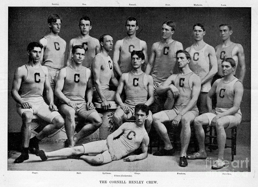 Cornell Henley Crew 1895 Photograph by Celestial Images