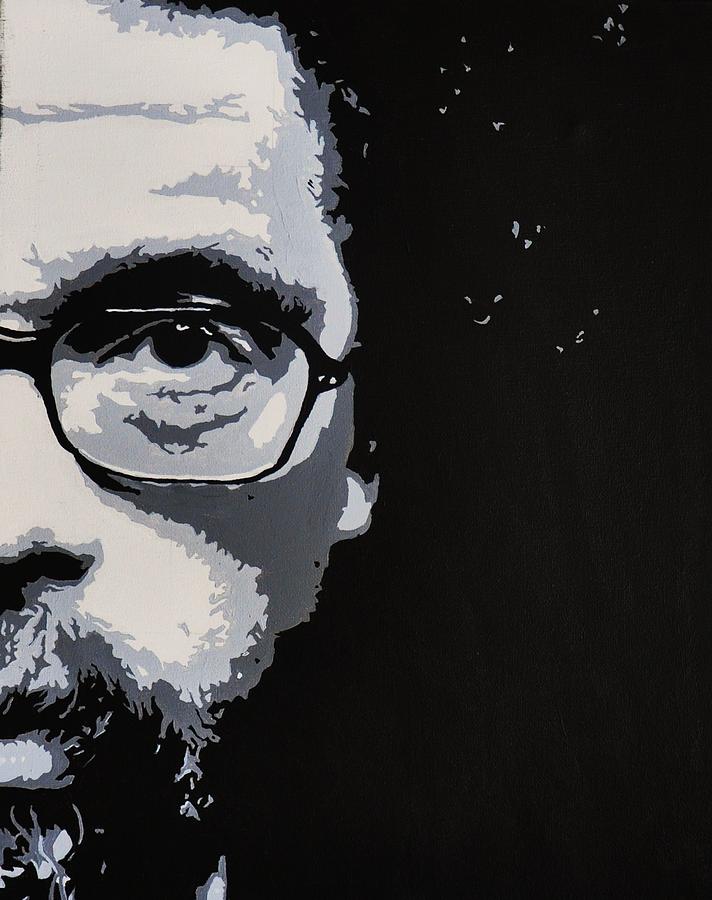 Cornell West Painting by Ray Johnson - Pixels