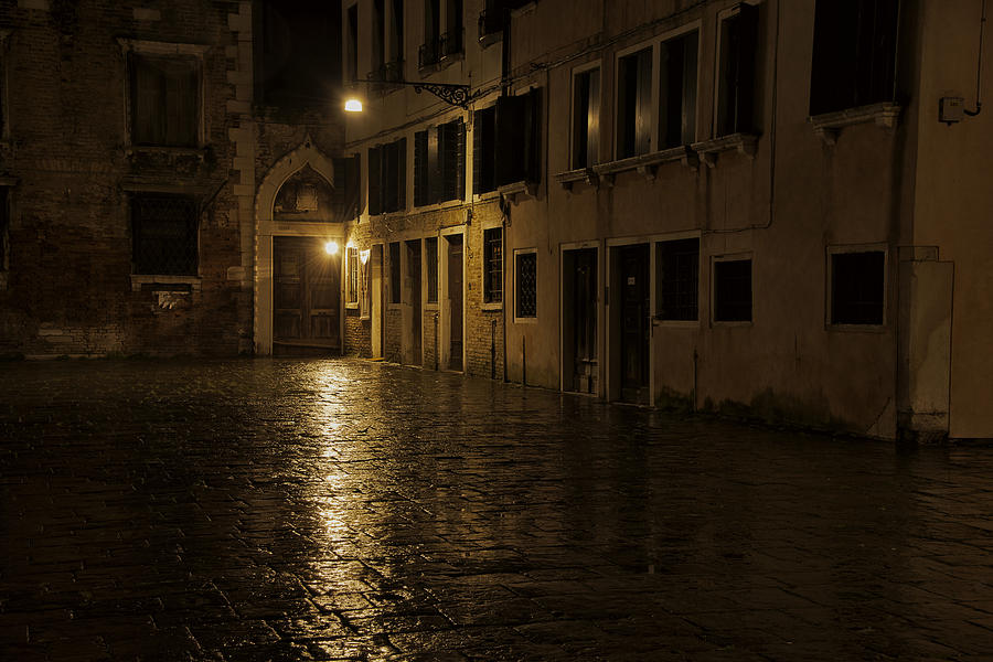 Venice Photograph - Corner Light by Marion Galt