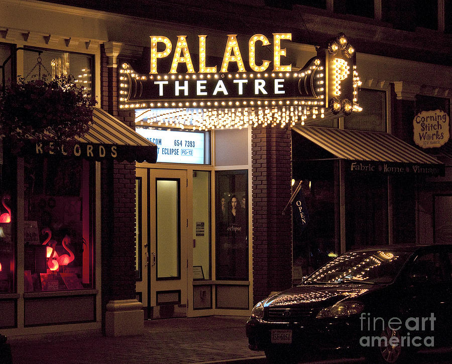 Corning Palace Theatre Photograph by Tom Doud