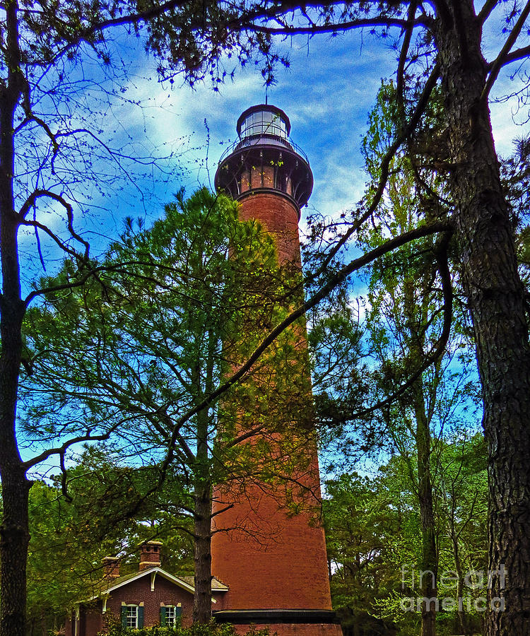 Corolla Lighthouse  by Dawn Gari