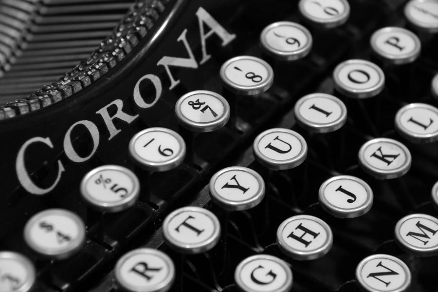 Corona Typewriter  Photograph by Lee Harland