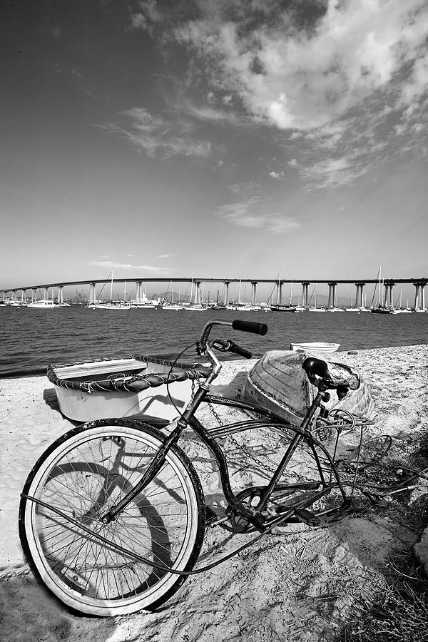 Coronado Bridge Bike Photograph by Peter Tellone