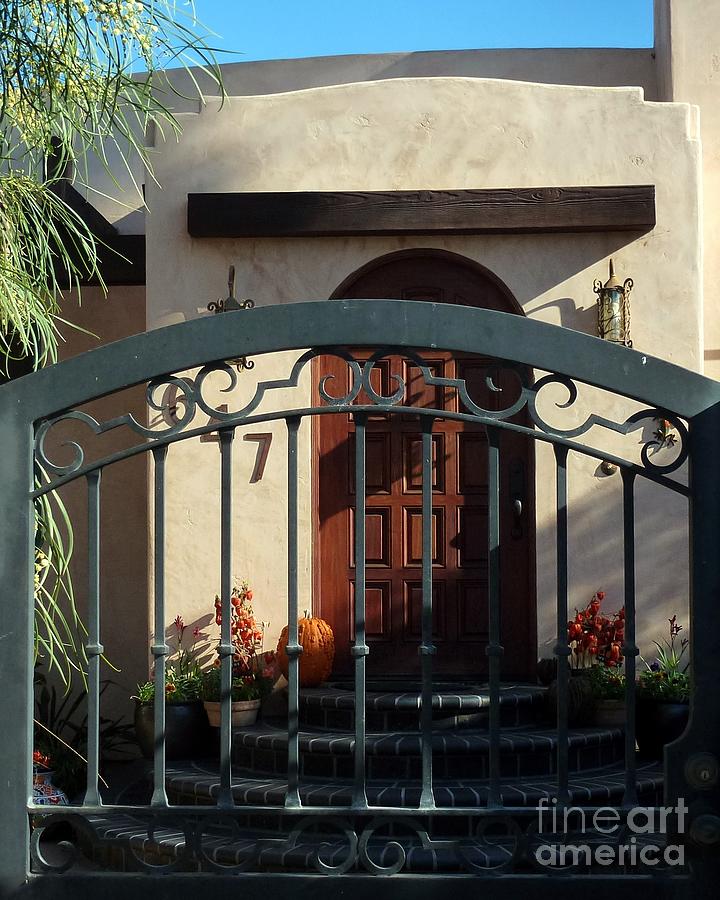 Coronado Gate and Door Photograph by Barbie Corbett-Newmin