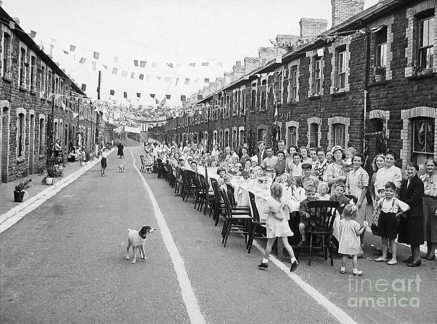 Coronation Street Party In 1953 England Photograph by The Keasbury