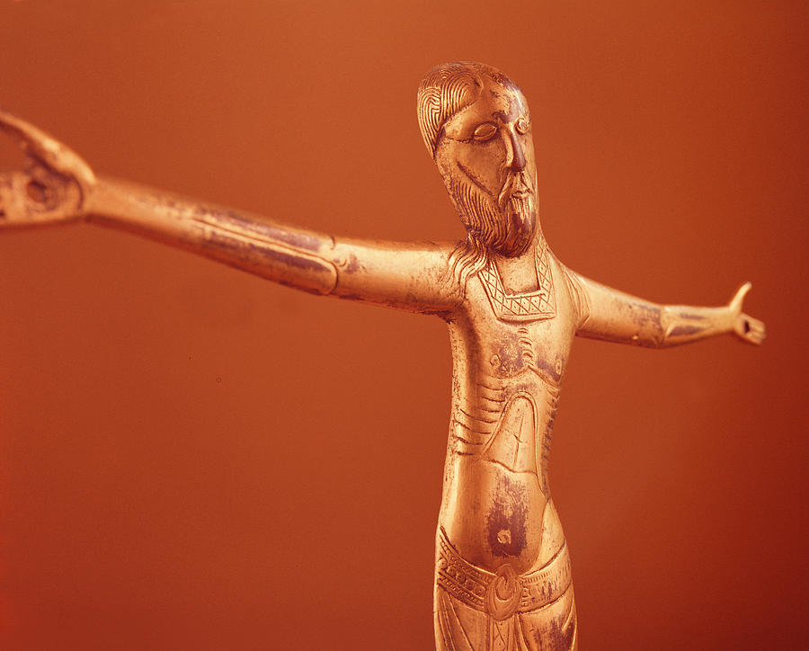 Jesus Christ Photograph - Corpus Christi, C.1240 Bronze Gilt by French School