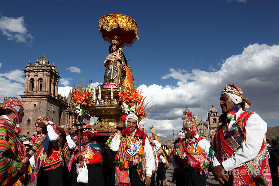 Corpus Cristi in Cusco Photograph by James Brunker