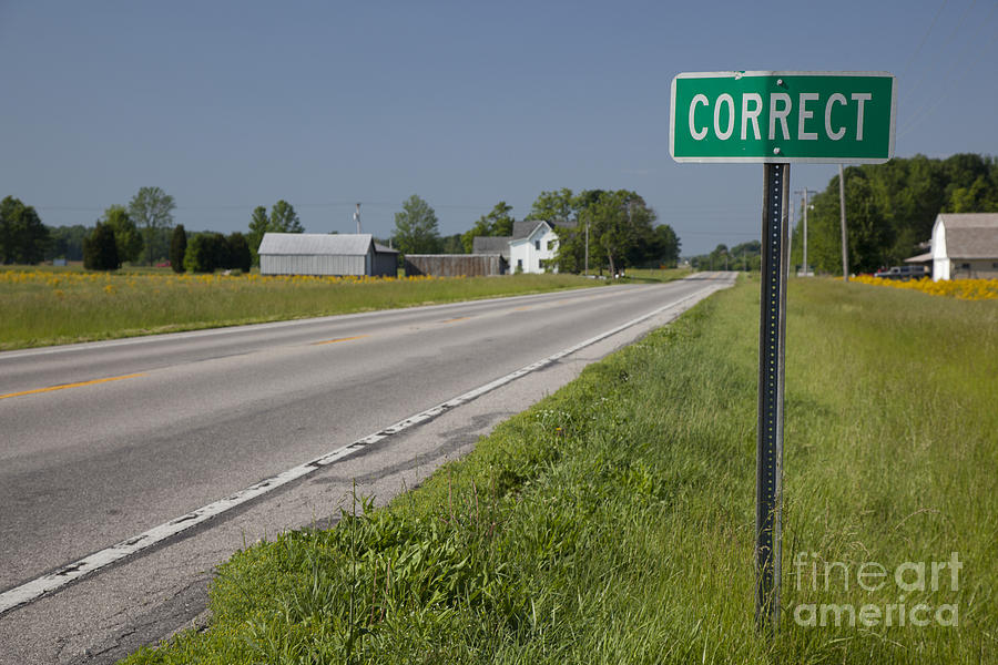 Correct Indiana Photograph by Jim West