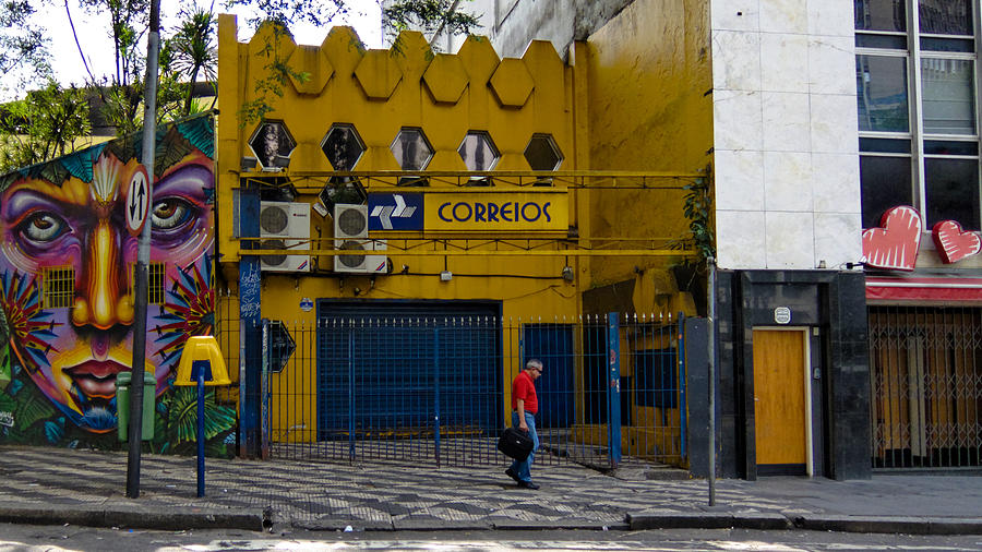 Correios - Sao Paulo Photograph by Julie Niemela