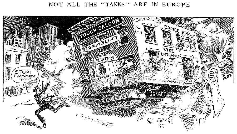 Corruption Cartoon, 1916 by Granger