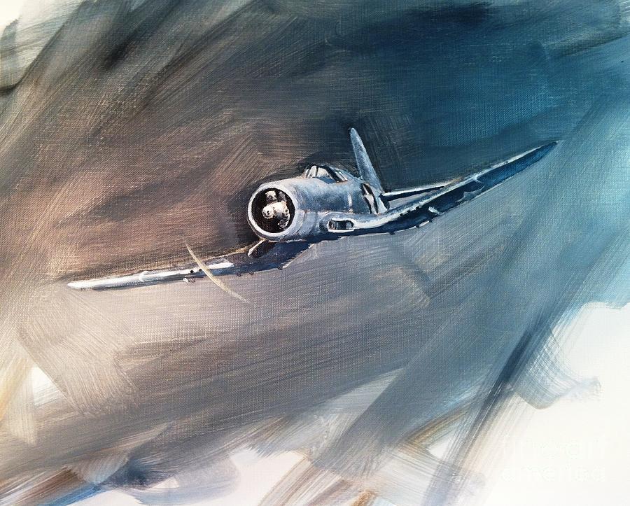 Corsair Sketch 1 Painting by Stephen Roberson