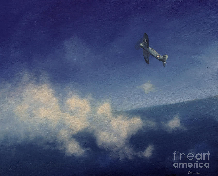 Corsair Painting by Stephen Roberson