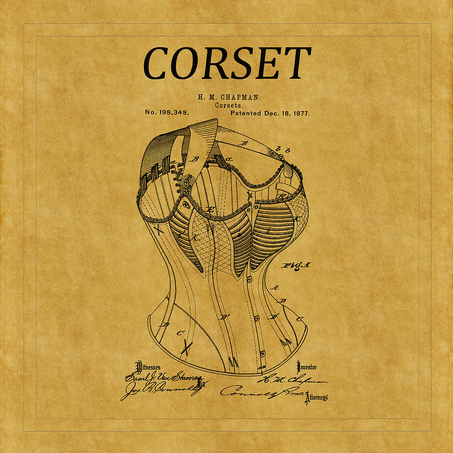 Corset Patent 1 Photograph by Andrew Fare