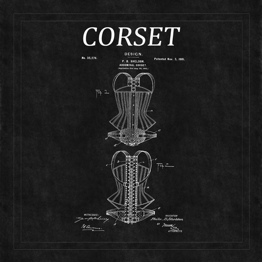 Corset Patent 11 Photograph by Andrew Fare