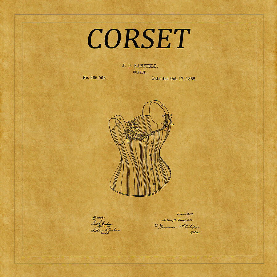Corset Patent 4 Photograph by Andrew Fare